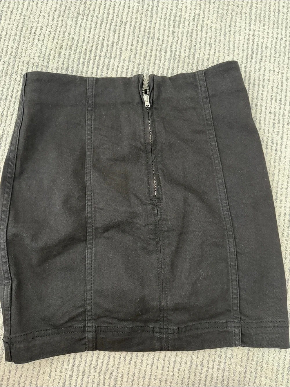 Free people black mini Classic Black Skirt